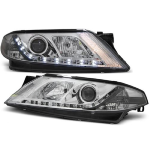 Paire de feux phares Renault Laguna 2 01-05 Daylight led chrome