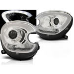 Paire de feux phares Mini Cooper R60 countryman 10-14 Xenon Daylight LTI chrome
