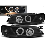 Paire Feux Phares Subaru Impreza 1993 a 2000 Angel eyes noir