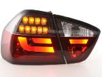 Paire feux arrière BMW Serie 3 E90 Berline 2005 a 2008 Rouge Noir Led