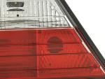 Paire de feux arrière Mercedes Classe E berline W124 85-96 Rouge Chrome Led