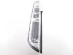 Paire feux arrière Ford Focus 2 5 portes 2008 a 2010 Chrome Led