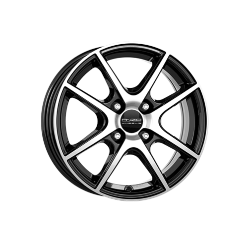 Jante 6x15 ANZIO SPLIT pour ALFA ROMEO 145 09/94-01/00 Gloss Black / Polished