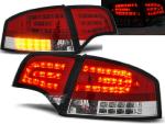 Paire de feux arriere Audi A4 B7 berline 04-08 LED rouge chrome
