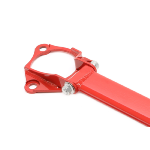 Barre anti rapprochement avant Honda Civic 8 de 2005 a 2011 - Acier rouge
