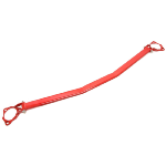 Barre anti rapprochement avant Honda Civic 9 de 2011 a 2016 - Acier rouge