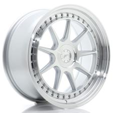 Jante JR Wheels JR47 19x9 ET15-40- 5 Trous sur mesure- Silver w/ Machined Lip