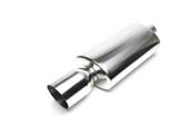 Silencieux arrire sport universel inox TA Technix 110 x 115mm oval / biseaute