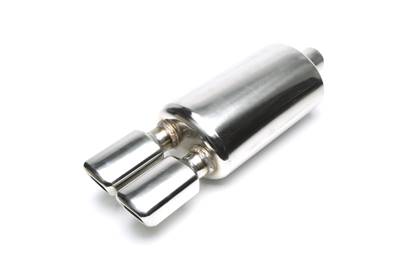 Silencieux arrière sport universel inox TA Technix 2 x 86 x 70mm / biseaute