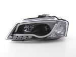 Paire de feux phares Daylight Led DRL Audi A3 8P/8PA 08-12 Noir