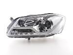 Paire de feux phares Daylight led VW Passat B7/3C 10-14 Chrome