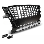 Grille de calandre pour Audi Q5 de 2008 a 09/2012 look Sport noir Matt