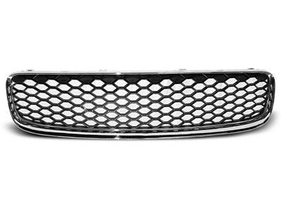 Grille de calandre pour Audi TT 8N de 1999 a 2006 look Sport Chrome et noir