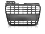 Calandre pour Audi A4 B7 de 2004 a 2008 Look Sport Noir matt