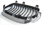 Paire grilles calandre BMW serie 5 E60/E61 03-10 chrome