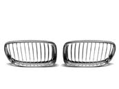 Paire de grille calandre BMW serie 3 E90/E91 09-11 Chrome