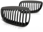 Paire de grilles de calandre BMW serie 3 E92/E93 de 2007 a 2010 07-10 Noir matt