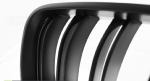 Grilles calandre BMW serie 5 F10/F11 de 2010 a 2016 Noir mat Double barre