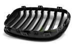 Paire grilles calandre BMW serie 1 F20 / F21 11-14 noir mat