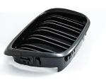 Paire grilles calandre BMW serie 5 E39 95-03 look sport noir glossy