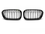 Grille calandre BMW serie 1 F20 F21 LCI de 2015 a 2018 noir brillant Double Barres