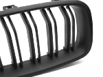 Grilles de calandre BMW serie 3 F30/F31 de 2011 a 2018 Noir Mat Double Barres