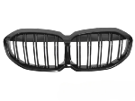 Grille de calandre avant BMW Serie 1 F40 de 2019 a 2024 Double barre noir brillant