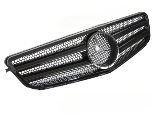 Grille calandre Mercedes classe C W204 de 2007 a 2014 Look CL Noir Brillant