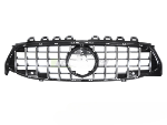 Grille calandre Mercedes CLA W118 de 2019 a 2023 Look GT Noir Chrome