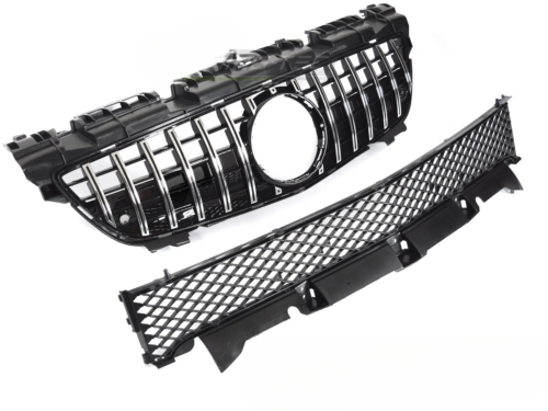 Grille calandre Mercedes SLK R172 de 2011 a 2015 Chrome Noir Brillant