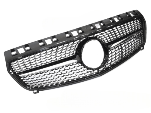 Grille calandre Mercedes Classe A W176 de 2012 a 2015 Chrome Noir Brillant