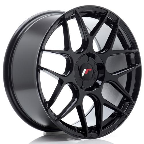 Jante JR Wheels JR18 18x8,5 ET41 - 5x112 - Noir brillant