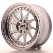 Jante JAPAN RACING JR26 16" x 8" 4x108 4x100 ET 25 Silver Machined Face