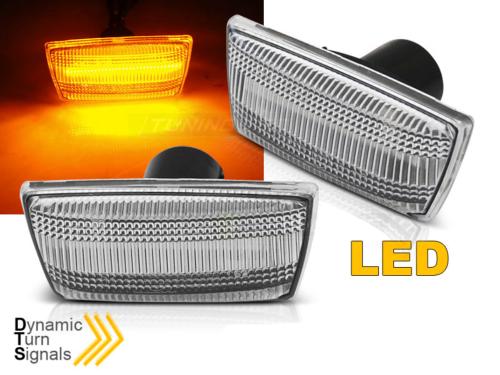 Paire Clignotant Repetiteur Opel Astra H 2004 a 2010 Led Blanc Dynamique