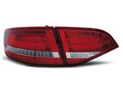 Paire de feux arriere Audi A4 B8 break de 2008 a 2011 full led rouge et blanc