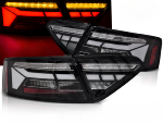 Paire de feux arriere Audi A5 de 2011 a 2016 FULL LED BAR Dyn noir