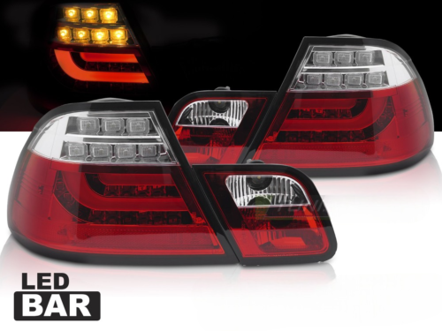 Paire de feux arriere BMW serie 3 E46 Coupe 99-03 LED Rouge