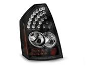 Paire de feux arriere Chrysler 300C 05-08 LED noir