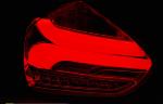 Paire feux arriere Ford Focus 3 15-18 FULL LED rouge Blanc