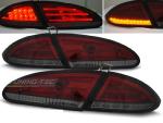 Paire de feux arriere Seat Leon 05-09 LED rouge fume