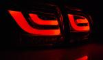 Paire de feux arriere VW Golf 6 08-12 LED BAR rouge fume