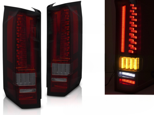 Paire de feux arriere VW Crafter de 17-24 FULL LED DYN Rouge Fume