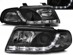 Paire de feux phares Audi A4 B5 de 1999 a 2000 Daylight led noir