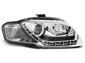 Paire de feux phares Audi A4 B7 de 2004 a 2008 Daylight led chrome