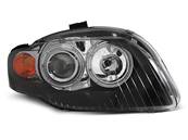 Paire de feux phares Audi A4 B7 de 2004 a 2008 angel eyes noir