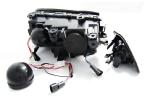 Paire de phares BMW serie 3 E46 Berline de 1998 a 2001 angel eyes led chrome