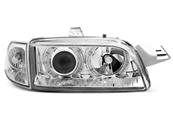 Paire de feux phares Fiat Punto 93-99 angel eyes chrome