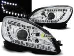 Paire de feux phares Mercedes classe C W204 07-10 xenon Daylight led chrome