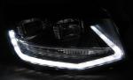 Paire de feux phares VW T6 15-19 led DRL noir