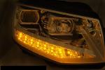 Paire de feux phares VW T6 15-19 LED DRL LTI Chrome